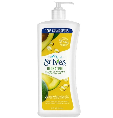 Picture of International new Zealand product St. Ives Hydrating Vitamin E & Avocado Body Lotion  621 ml