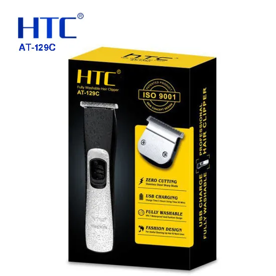 Picture of HTC AT 129C Washable Hair Clipper for Men Waterproof Hair clipper Hair trimmer Hair Cutter for Men