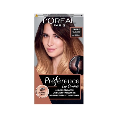 Picture of L'Oreal Hair Color Preference - Les Ombres Natural Brown To Dark brown Hair