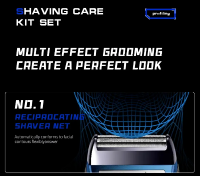 Picture of Kemei Km 6541 Multi Functional 3 In 1 Hair Clipper Shaver Nose Hair Trimmer Men