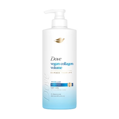 Picture of Dove Vegan Collagen Volume Damage Therapy Micellar Shampoo 380ml