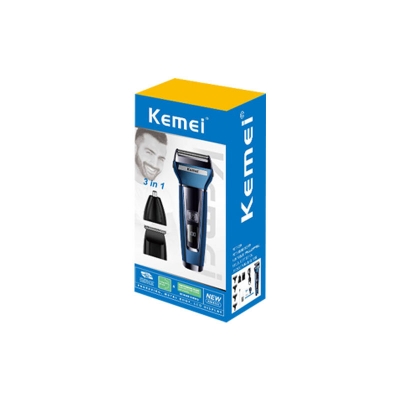 Picture of Kemei Km 6541 Multi Functional 3 In 1 Hair Clipper Shaver Nose Hair Trimmer Men