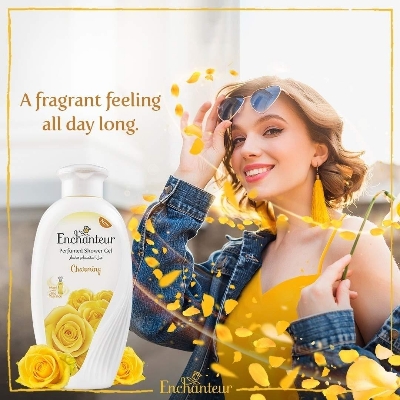 Picture of International Malaysian product Enchanteur Charming Perfumed Shower Gel for Male/ female - 550 ml