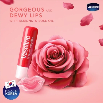 Picture of Korean Products Vaseline Lip Therapy Stick Rosy Lips 4.8g