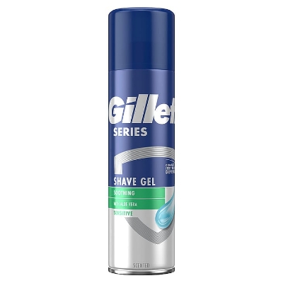 Picture of International UK product Gillette Series Soothing Shaving Gel with Aloe Vera Sensitive Skin - 200ml