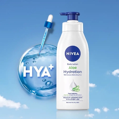 Picture of International Products Nivea Aloe & Hydration Body Lotion Aloe Vera Normal to Dry Skin 400ml