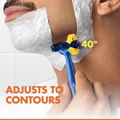 Picture of International Products Gillette Blue 3 Comfort Men's Razor Blades - 8 Pieces