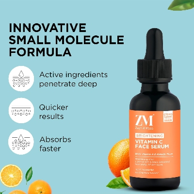 Picture of International Indian Product ZM Zayn & Myza Vitamin C Face Serum  Used For male /female 30 Ml