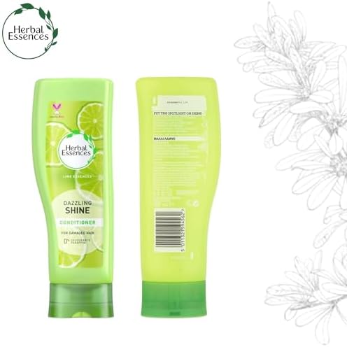 Picture of International France product Herbal Essences Dazzling Shine For damage Hair Conditioner Used For Male/female 400 Ml