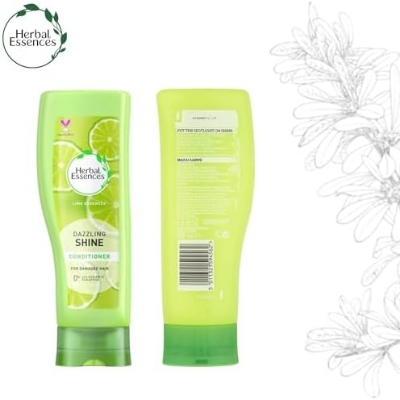 Picture of International France product Herbal Essences Dazzling Shine For damage Hair Conditioner Used For Male/female 400 Ml