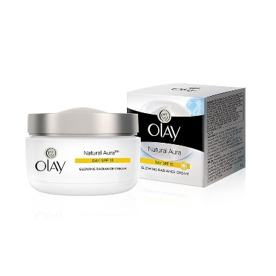 Picture of International Thailand product Olay natural White Aura Day cream (SPF 15)- 50 Ml