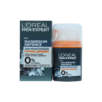 Picture of L'Oreal Men Expert Magnesium Defence Hypoallergenic Moisturiser 50ml