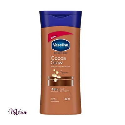 Picture of International European country Product  Vaseline Intensive Care Cocoa Glow Body Lotion 200 ml