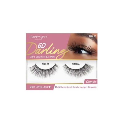 Picture of Absolute New York 6D Darling Ultra Volume Faux Mink Eye Lashes - ELHL20 Gianna