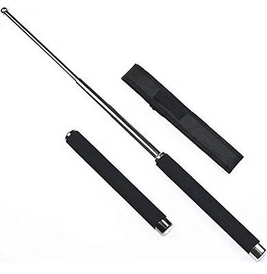 Picture of Folding Rod Iron Stick Padded Handle Girls/Boys Self Defence Walking Stick 26 inches