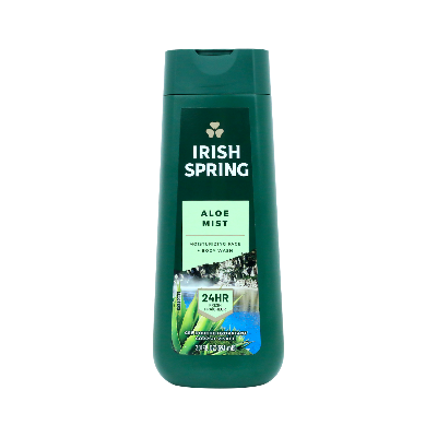 Picture of Irish Spring Aloe Mist Moisturizing Face & Body Wash 591ml