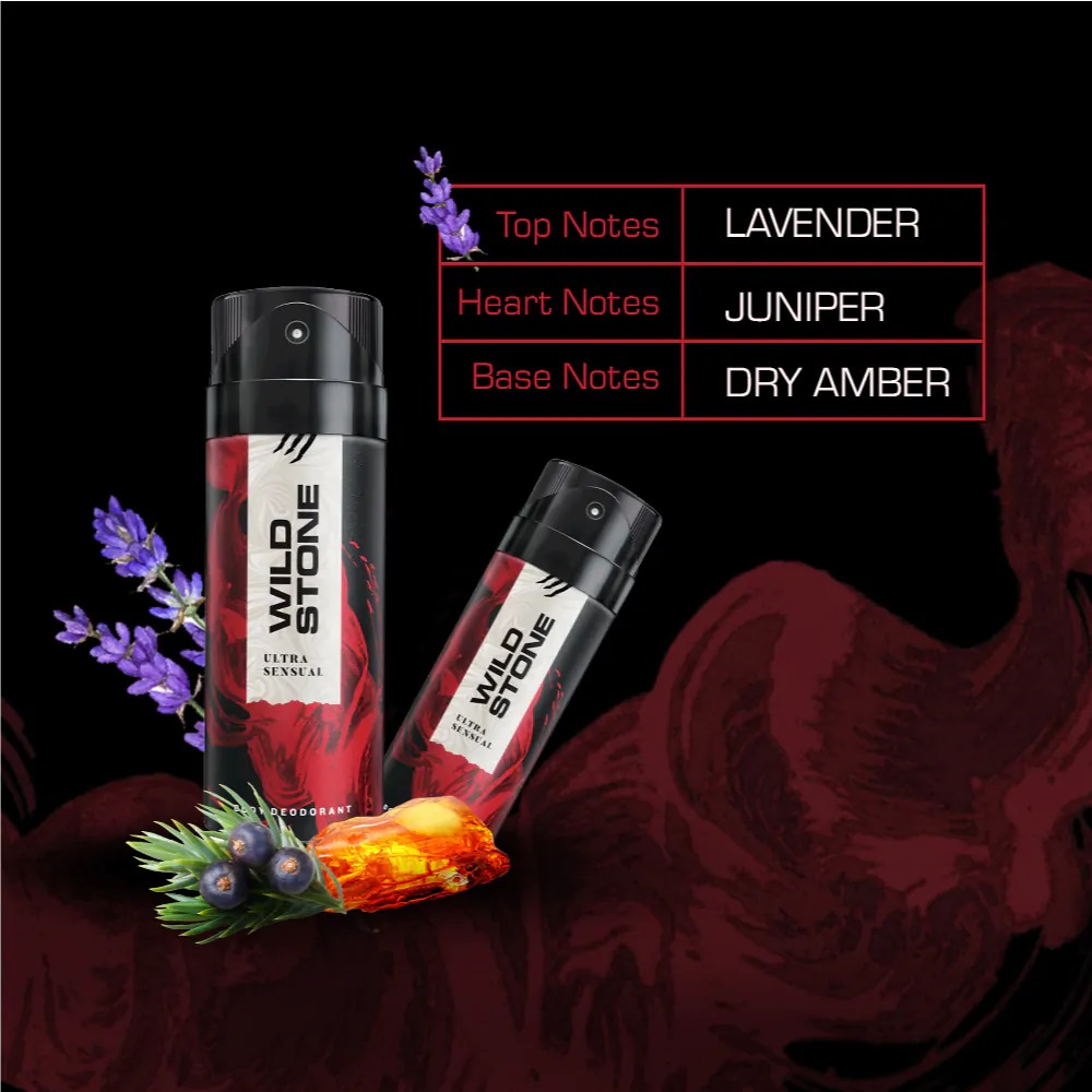 Picture of Indian product Body Spray Wild Stone Ultra Sensual Deodorant Body Spray- 150 ml