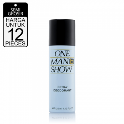 Picture of International France product One Man show body spray silver edition used for male - 200 ml