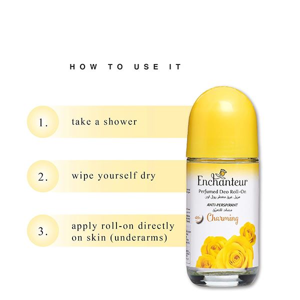 Picture of Malaysian Products Enchanteur Perfumed Deodorant Roll-on Charming used for male/ female - 50 ml