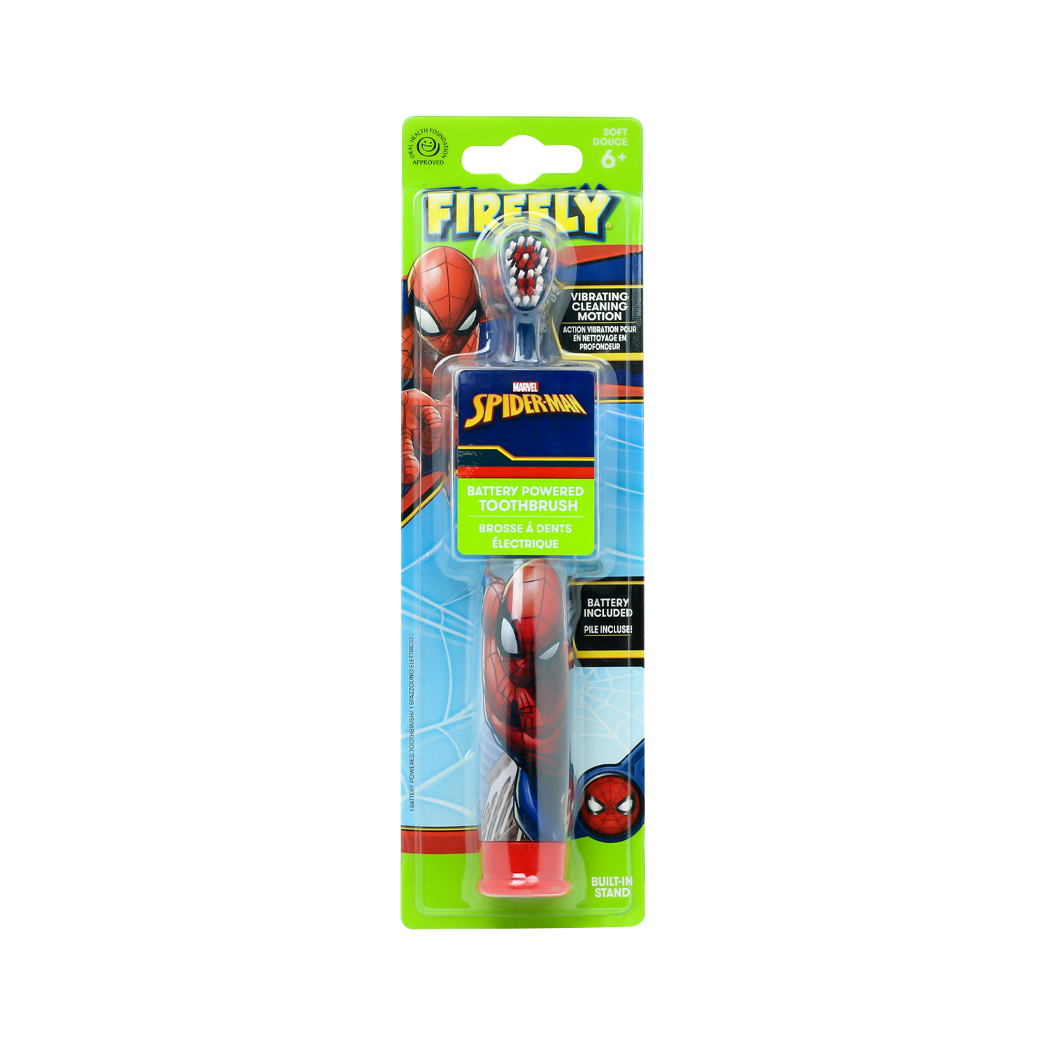 Picture of Firefly Marvel Spider-Man Battery Powered Baby Toothbrush