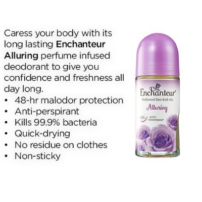 Picture of Malaysian Products Enchanteur Perfumed Deodorant Roll on Alluring - 50 ml