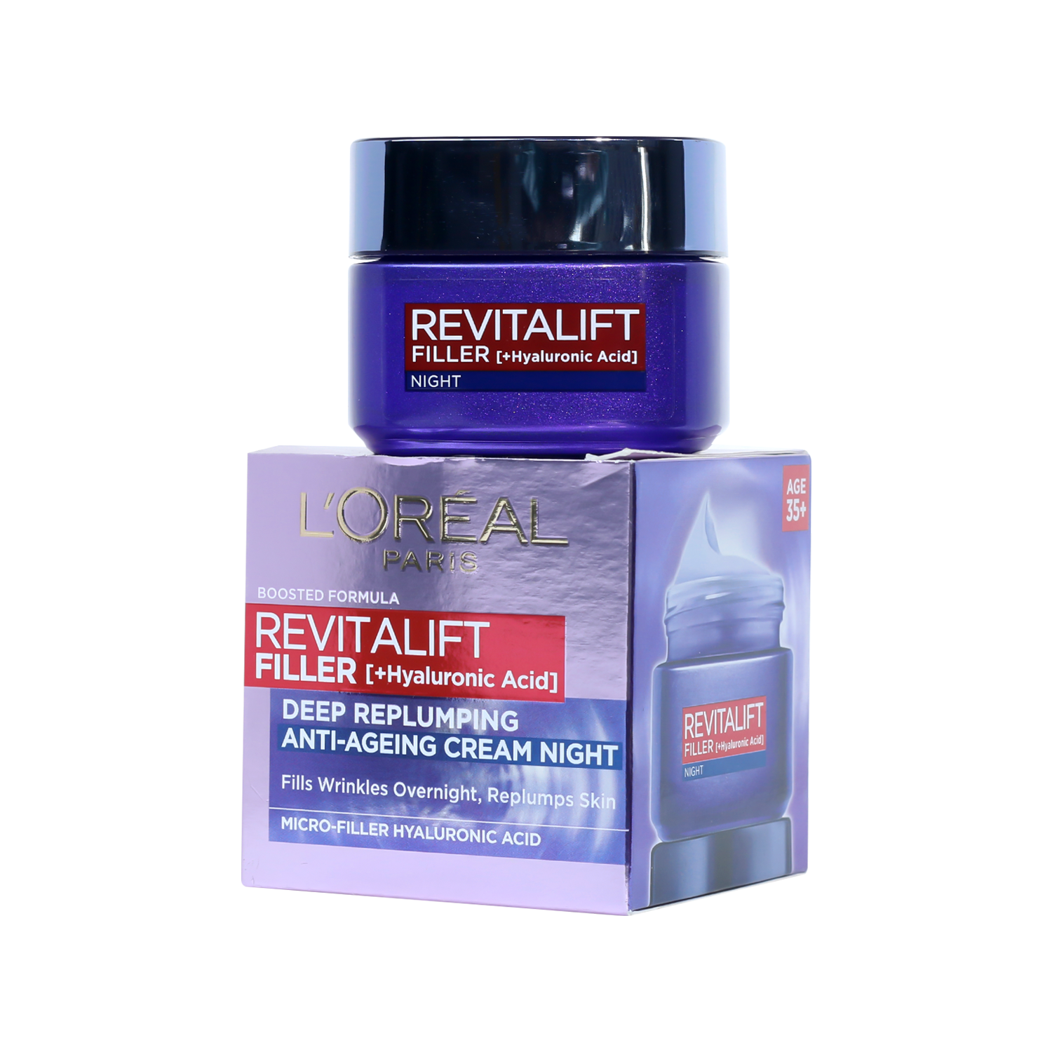 Picture of L'Oreal Revitalift Filler Replumping Carea Anti Agening Night Cream 50ml