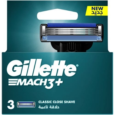 Picture of Gillette Mach3 Pluse Razor Blades for Men - 3 Cartridge