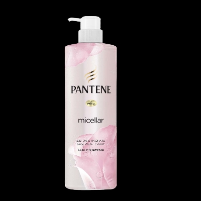 Picture of Pantene Micellar Detox & Hydrate Rose Water Extract Scalp Shampoo - 530ml