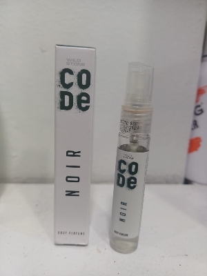 Picture of Wild Stone Code Noir Pocket Body Perfume for Men 10ml