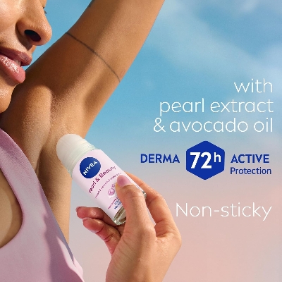Picture of NIVEA Female Roll-on Pearl & Beauty Antiperspirant Underarm Roll On 50 ml