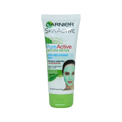 Picture of Garnier Skin Active Matcha Detox Pore Unclogging Mask 100ml