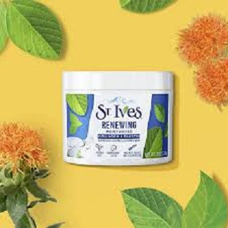 Picture of International France product St Ives cream Renewing collagen Elastin facial moisturizer - 283 GM