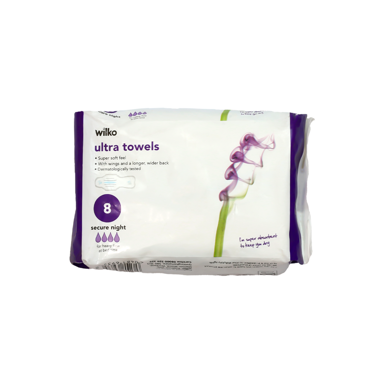 Picture of Wilko Ultra Secure Night Towels 8 Pack