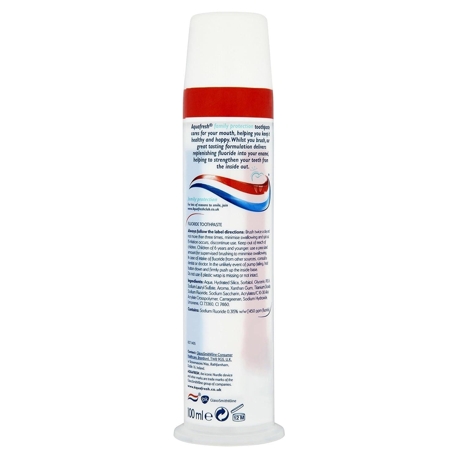 Picture of International UK Product Aquafresh Triple Protection Pump (100ml)