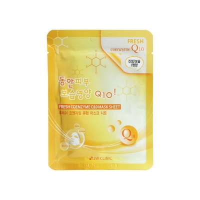 Picture of 3W Clinic Fresh Coenzyme Q10 Mask Sheet 23g