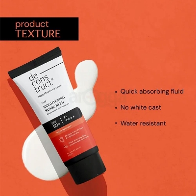 Picture of Deconstruct Brightening Sunscreen Fluid SPF 50+ PA++++ for Normal & Dry Skin