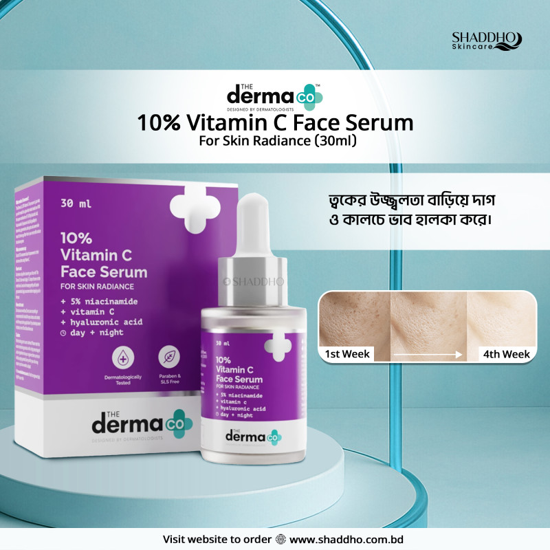 Picture of The Derma Co 10% Vitamin C Face Serum For Skin Radiance (30ml)