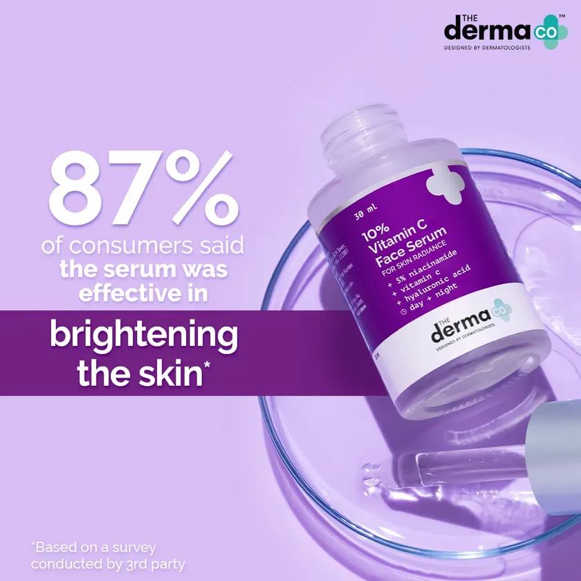 Picture of The Derma Co 10% Vitamin C Face Serum For Skin Radiance (30ml)