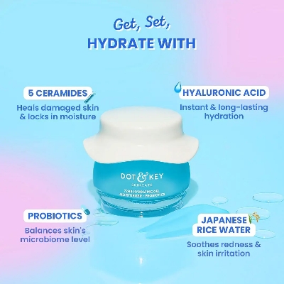 Picture of Dot & Key 72HR Hydrating Gel + Probiotics Moisturizer (15ml)