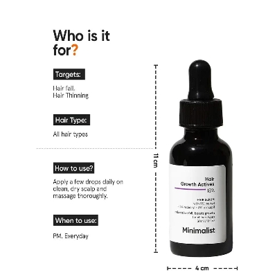 Picture of Minimalist 18% Hair Growth Actives Hair Serum (30ml)