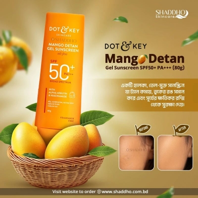 Picture of Dot & Key Mango Detan Gel Sunscreen SPF50+ PA+++ (80g)
