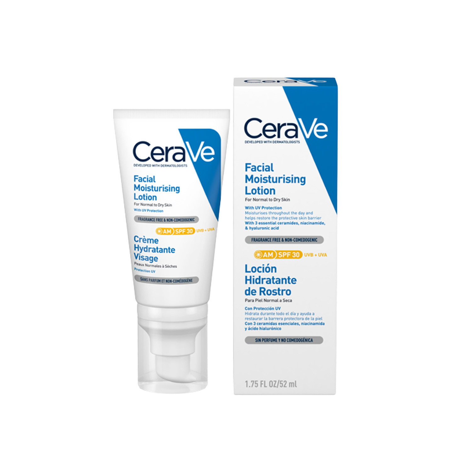 Picture of Cerave Facial Moisturising Lotion AM SPF30 52ml