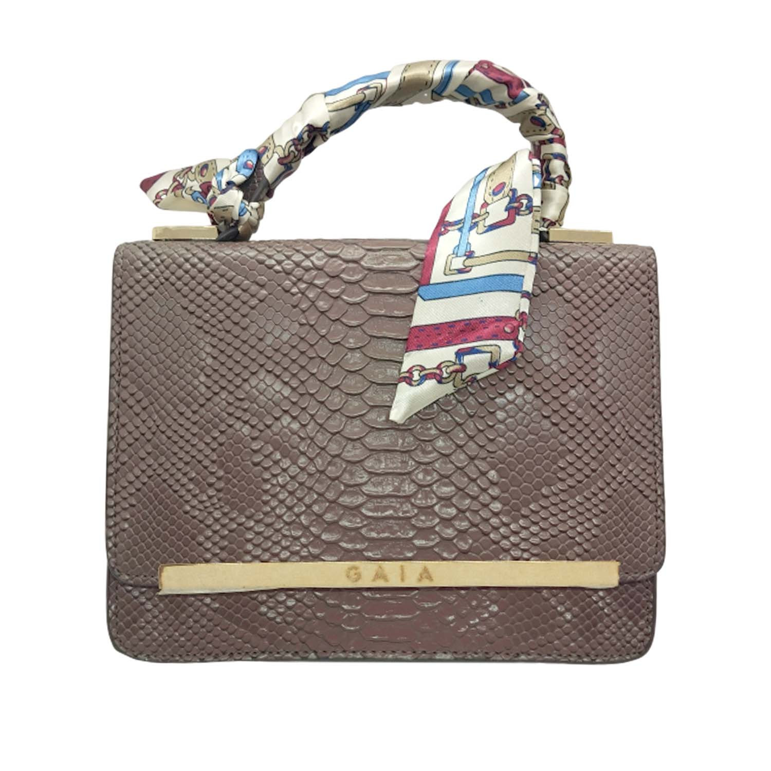 Picture of Gaia Khaki Vanity Bag