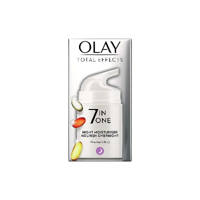 Picture of Olay Total Effects 7 in One Night Moisturiser Nourish Overnight 37ml