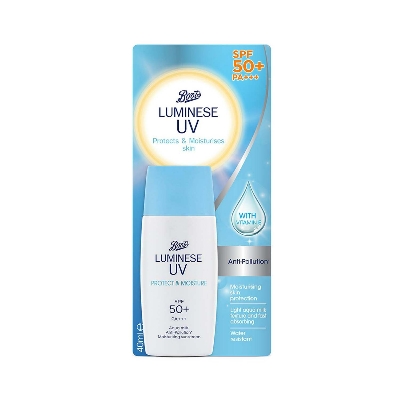 Picture of Boots Luminese UV Protect & Moisture Sunscreen 50+ 40ml