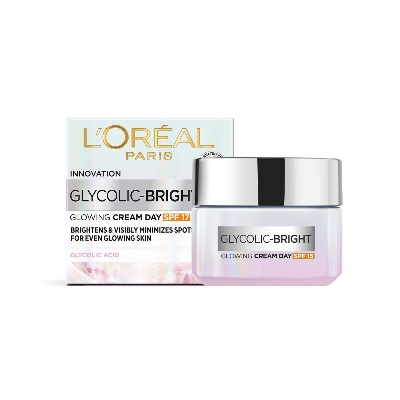 Picture of L'Oreal Glycolic Bright Glowing Day Cream SPF17 50ml