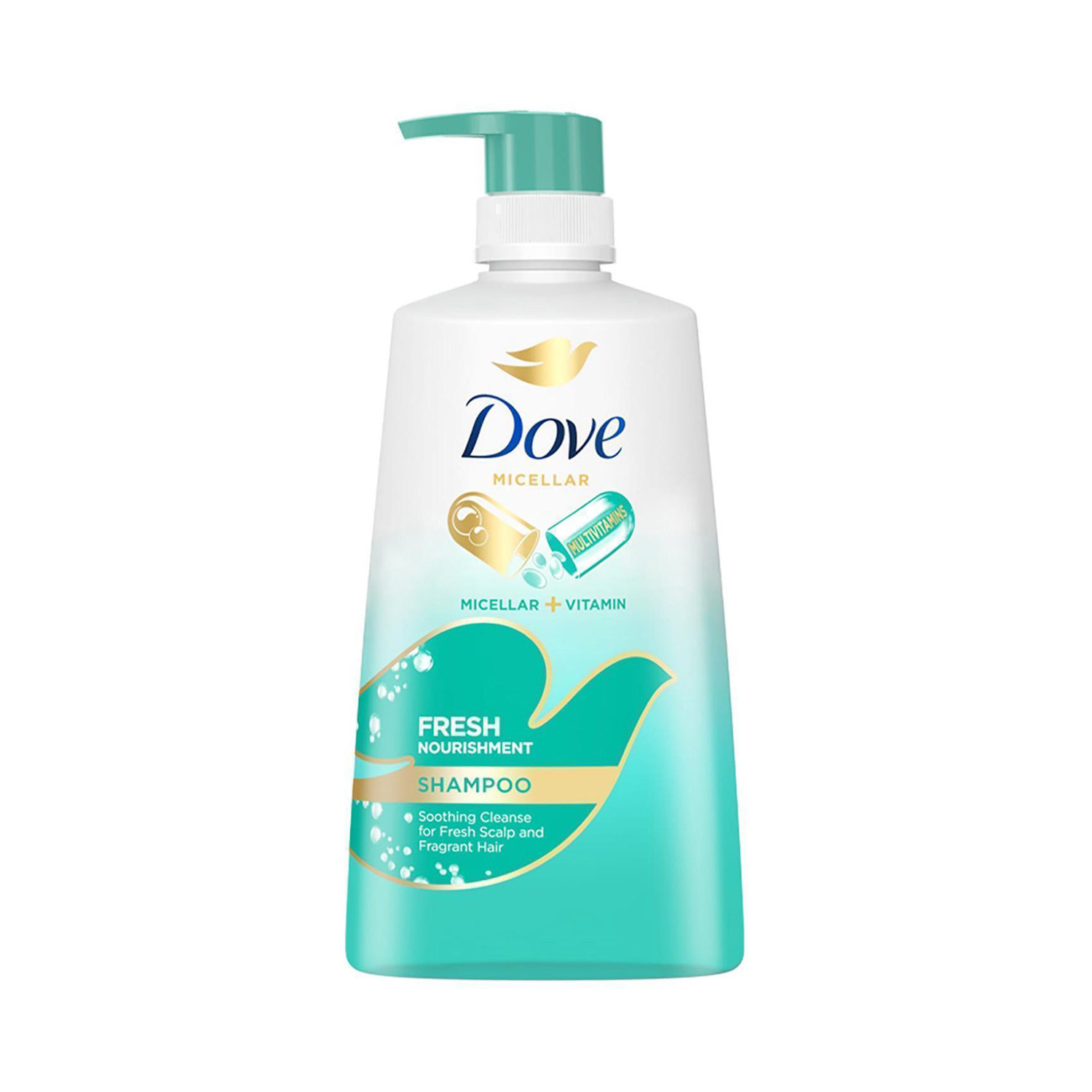 Picture of Dove Micellar + Vitamin Fresh Nourishment Shampoo 650ml