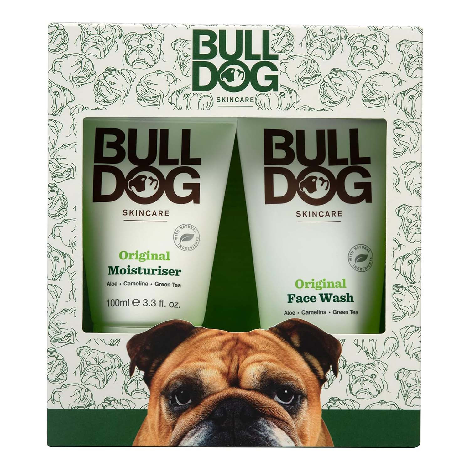 Picture of Bulldog Original Skincare Duo Set Face Wash + Moisturiser 150ml+100ml