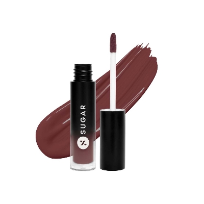 Picture of Sugar Cosmetics Mousse Muse Lip Cream - 13 Vandyke Brown