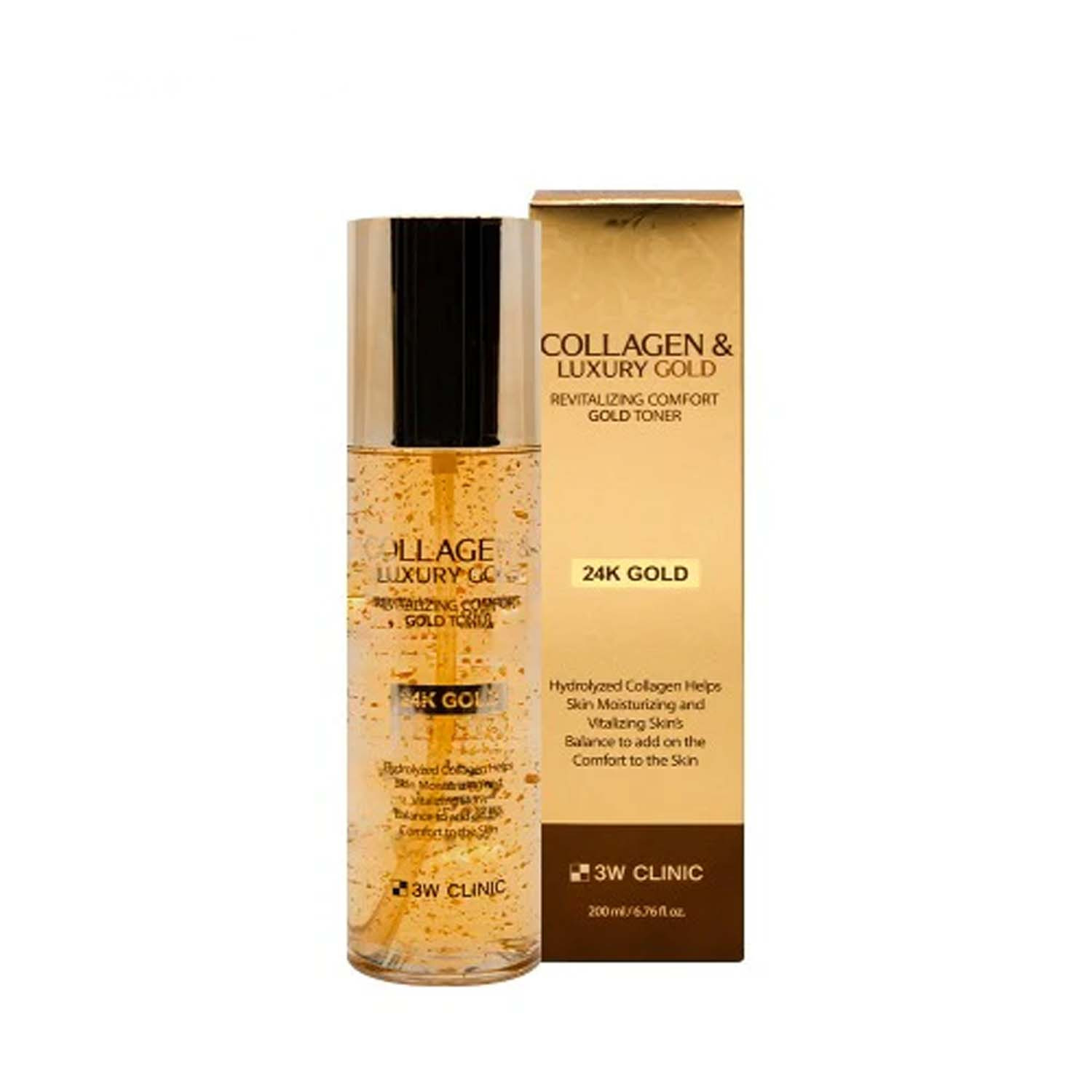Picture of 3W Clinic Collagen & Luxury Gold Revitalizing Comfort Gold Toner 200ml